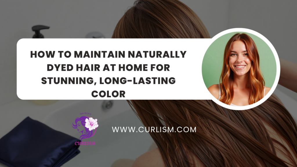 How to Maintain Naturally Dyed Hair at Home for Stunning, Long-Lasting Color