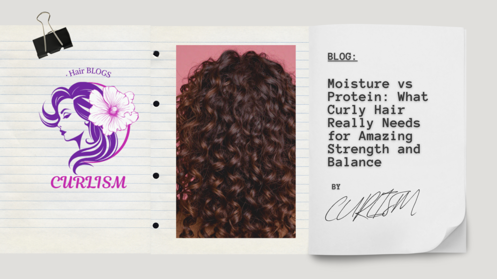 Moisture vs Protein: What Curly Hair Really Needs for Amazing Strength and Balance