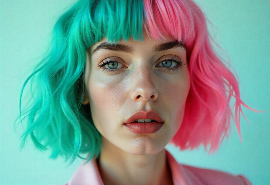 Split-Dye Hair Ideas