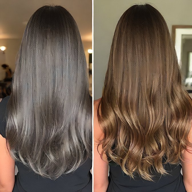 Color-Safe Hair Routine